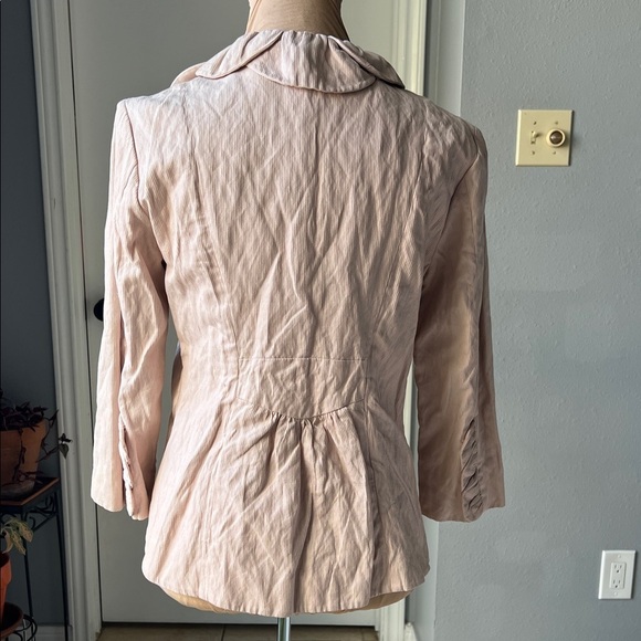 CAbi Light Pink Ruffled Blazer - Picture 5 of 9